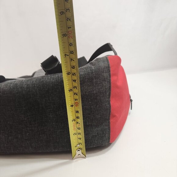 Quiksilver Backpack Grey Black Red - Picture 13 of 14